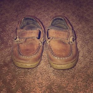 Kids Sperry bluefish dock shoes